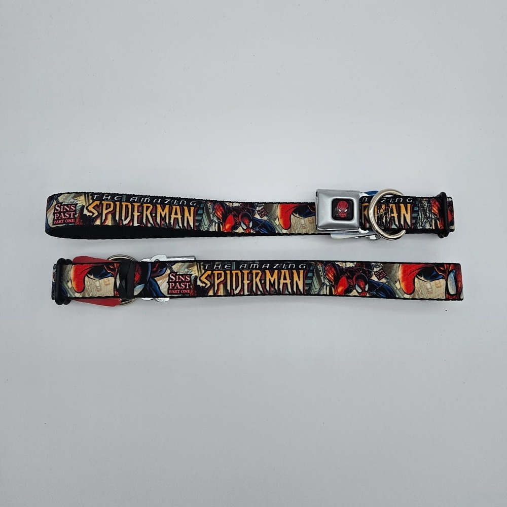 Buckle Down Marvel The Amazing Spiderman Car Seat Belt Buckle Dog Collar